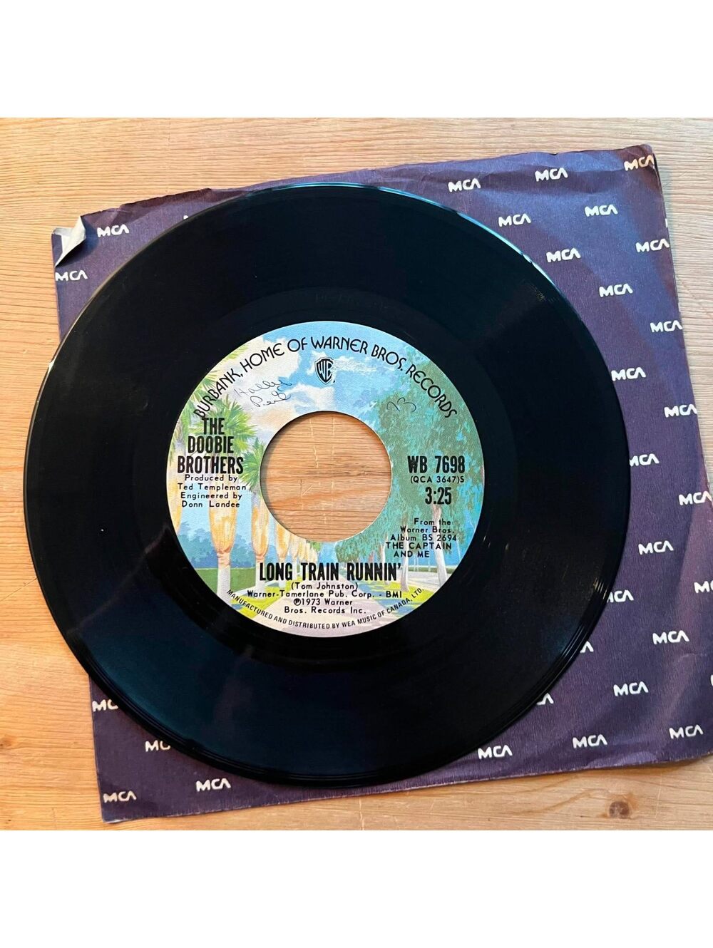 The Doobie Brothers - Long Train Runnin'/Without You 45rpm VG+ R11